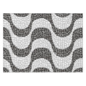 Copacabana Sidewalk Brazilian pattern Tafelkleed (Voorkant (Horizontaal))