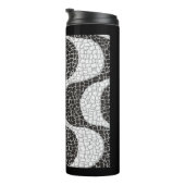 Copacabana Sidewalk Brazilian pattern Thermosbeker (Geroteerd rechts)