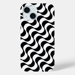 Copacabana sidewalk-patroon iPhone 15 case