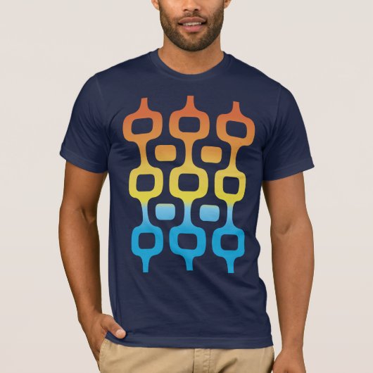 Copacabana Sidewalk Rio Brasil T-shirt (Voorkant)