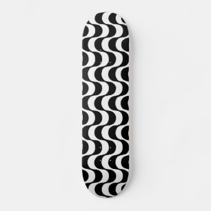 Copacabana sidewalk, zwart-wit schaats board persoonlijk skateboard