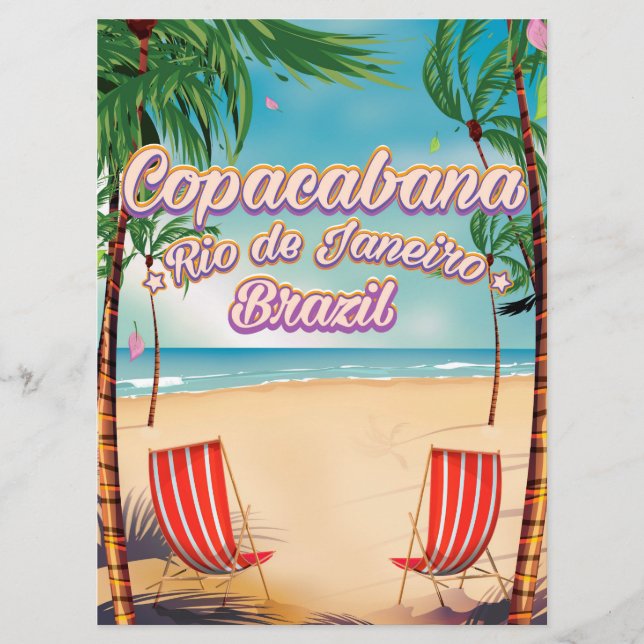Copacabana, strand van Rio de Janeiro (Voorkant)