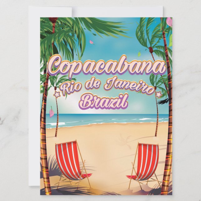 Copacabana, strand van Rio de Janeiro (Voorkant)