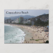 Copacabana strandscène briefkaart (Voorkant)