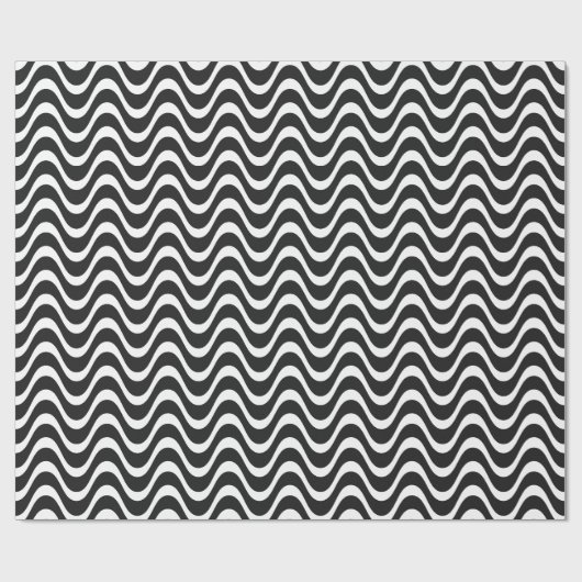 Copacabana Waves Abstracte kunst Cadeaupapier (Vlak)