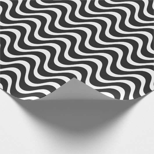 Copacabana Waves Abstracte kunst Cadeaupapier (Hoek)