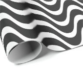 Copacabana Waves Abstracte kunst Cadeaupapier (Rol Hoek)