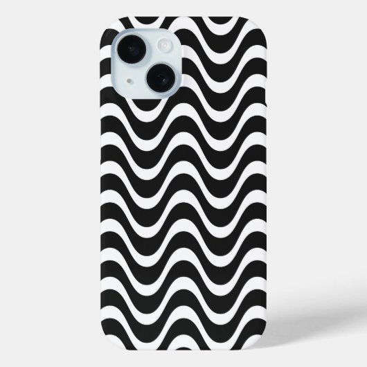 Copacabana Waves Abstracte kunst Case-Mate iPhone Case (Achterkant)