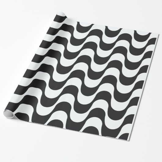 Copacabana waves cadeaupapier (Uitgerold)