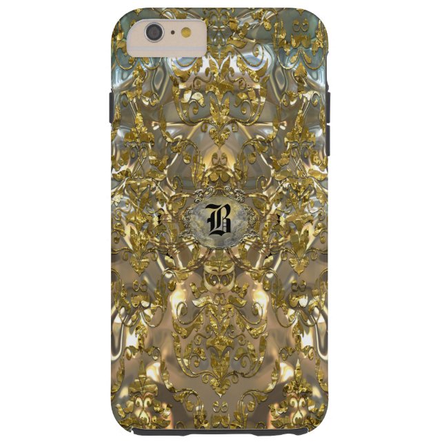 Copachatlin Damask Monogram Case-Mate iPhone Case (Achterkant)