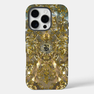 Copachatlin-Damaskmonogram iPhone 16 Pro Hoesje