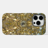 Copachatlin-Damaskmonogram Case-Mate iPhone Case (Achterkant (horizontaal))