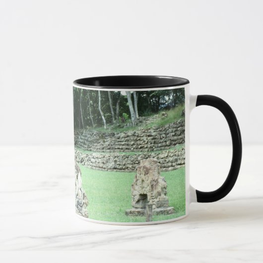 Copan Ancient Mayan Ruins Archeological Cup Mok (Rechts)