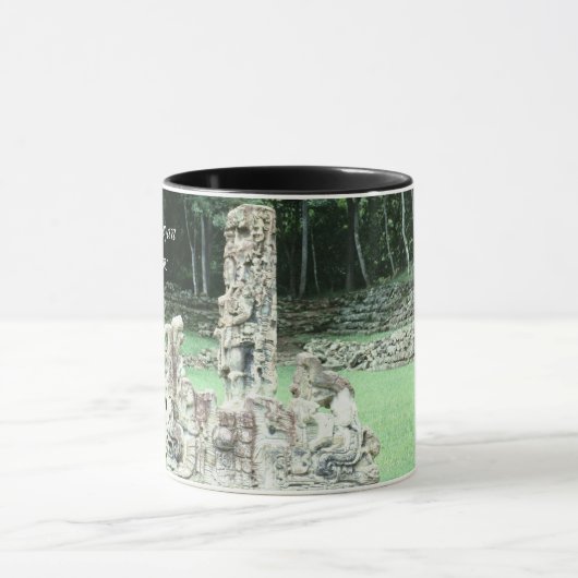 Copan Ancient Mayan Ruins Archeological Cup Mok (Midden)