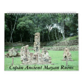 Copan Ancient Mayan Ruins Honduras Foto gemaakt Kalender (Hoes)