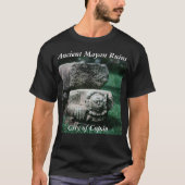 Copan Ancient Ruins Statues City Culture Mayan T-shirt (Voorkant)