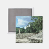 Copan City Ancient Mayan Ruins Foto gemaakt Magneet (Voorkant / Achterkant)