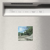 Copan City Ancient Mayan Ruins Foto gemaakt Magneet (Insitu (Vaatwasser))