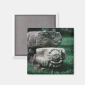 Copan City of Honduras Ancient Ruins Fancy kleuren Magneet (Voorkant / Achterkant)