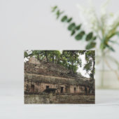 copán-gebouw briefkaart (Staand voorkant)