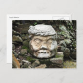 copán rock face briefkaart (Voorkant / Achterkant)