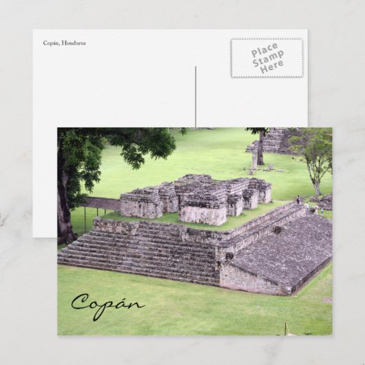copán ruins briefkaart (Voorkant / Achterkant)