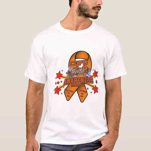 COPD AWARENESS 2023-strijder T-shirt (Voorkant)
