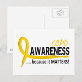 COPD Awareness 2 Briefkaart (Voorkant / Achterkant)