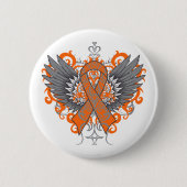 COPD Awareness Cool Wings Ronde Button 5,7 Cm (Voorkant)