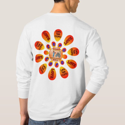 COPD-BEWUSTMAKING T-SHIRT (Achterkant)