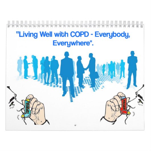 COPD-BEWUSTZIJN 2021 KALENDER (Hoes)