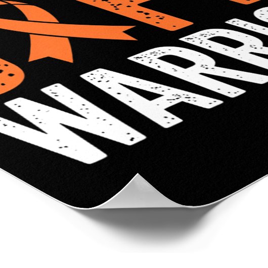 COPD Warrior Pulmonale longziekte Emfyseem Bron Poster (Hoek)