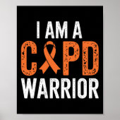 COPD Warrior Pulmonale longziekte Emfyseem Bron Poster (Voorkant)