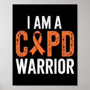 COPD Warrior Pulmonale longziekte Emfyseem Bron Poster