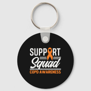 COPD Warrior Support Squad COPD Bewustzijn Sleutelhanger
