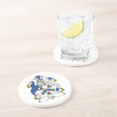 Cope Family Crest Zandsteen Onderzetter (Zijkant)