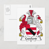 Copeland Family Crest Briefkaart (Voorkant / Achterkant)