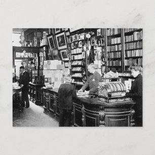 Copenhagen Bookstore, 1899 Briefkaart
