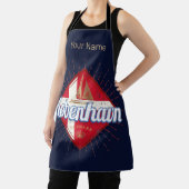 Copenhagen Capital Denmark Retro Sailing Ship Schort (Insitu)