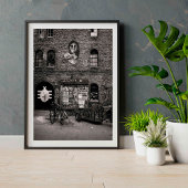 Copenhagen Christiania ENBOR, Black and White Poster