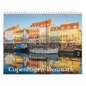 Copenhagen-Denmark Calendar Kalender (Hoes)