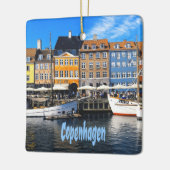 Copenhagen Denmark Capital Homes Nyhavn Keramisch Ornament (Links)