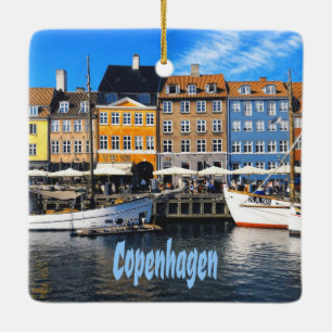 Copenhagen Denmark Capital Homes Nyhavn Keramisch Ornament