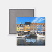 Copenhagen Denmark Capital Homes Nyhavn Magneet (Voorkant / Achterkant)