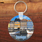 Copenhagen Denmark Capital Homes Nyhavn Sleutelhanger (Voorkant)