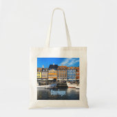 Copenhagen Denmark Capital Homes Nyhavn Tote Bag (Voorkant)
