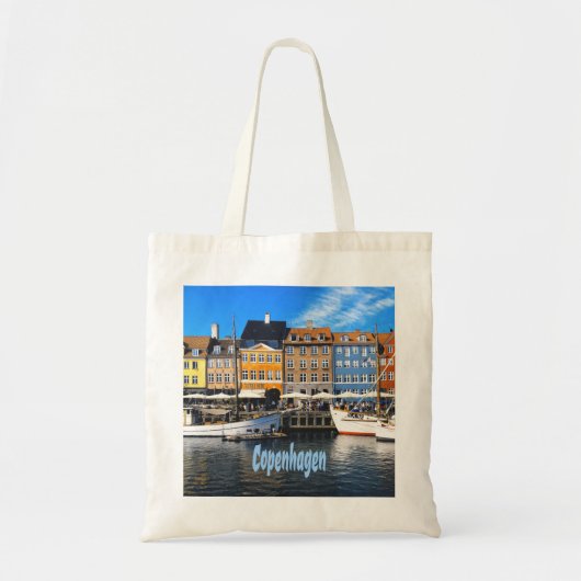 Copenhagen Denmark Capital Homes Nyhavn Tote Bag (Voorkant)