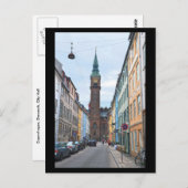 Copenhagen, Denmark, City Hall Briefkaart (Voorkant / Achterkant)