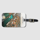 Copenhagen Denmark City Uitzicht Bagagelabel (Voorkant (horizontaal))