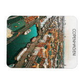 Copenhagen Denmark City Uitzicht Magneet (Horizontaal)